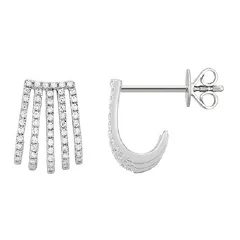 14KT DIAMOND FASHION EARRINGS D.27-WG